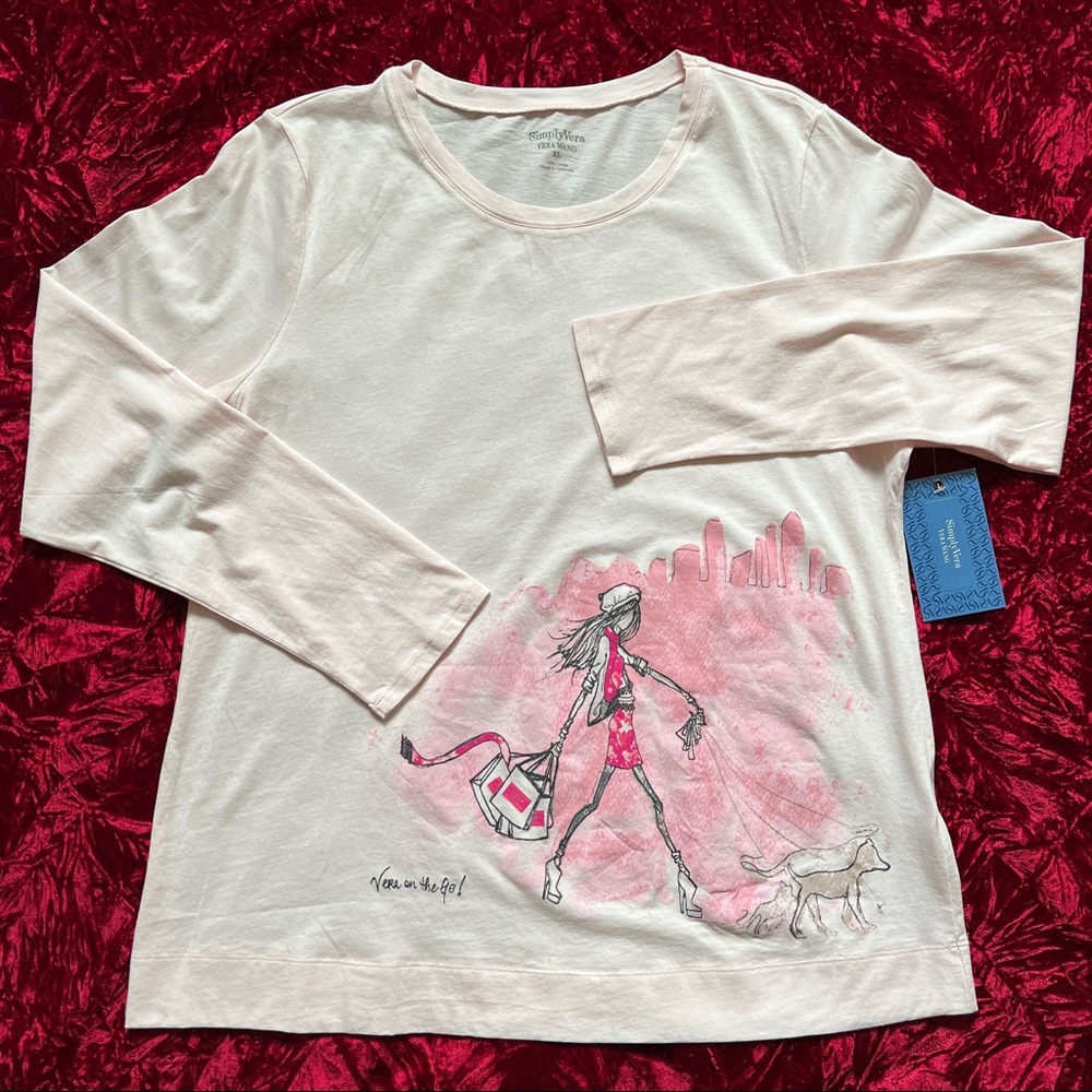 Vera on the Go Long Sleeve Graphic T Shirt